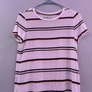 Aero stripped tee
